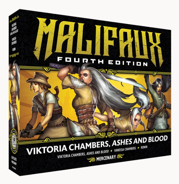 Malifaux 4E:Outcasts - Viktoria Chambers Ashes and Blood
