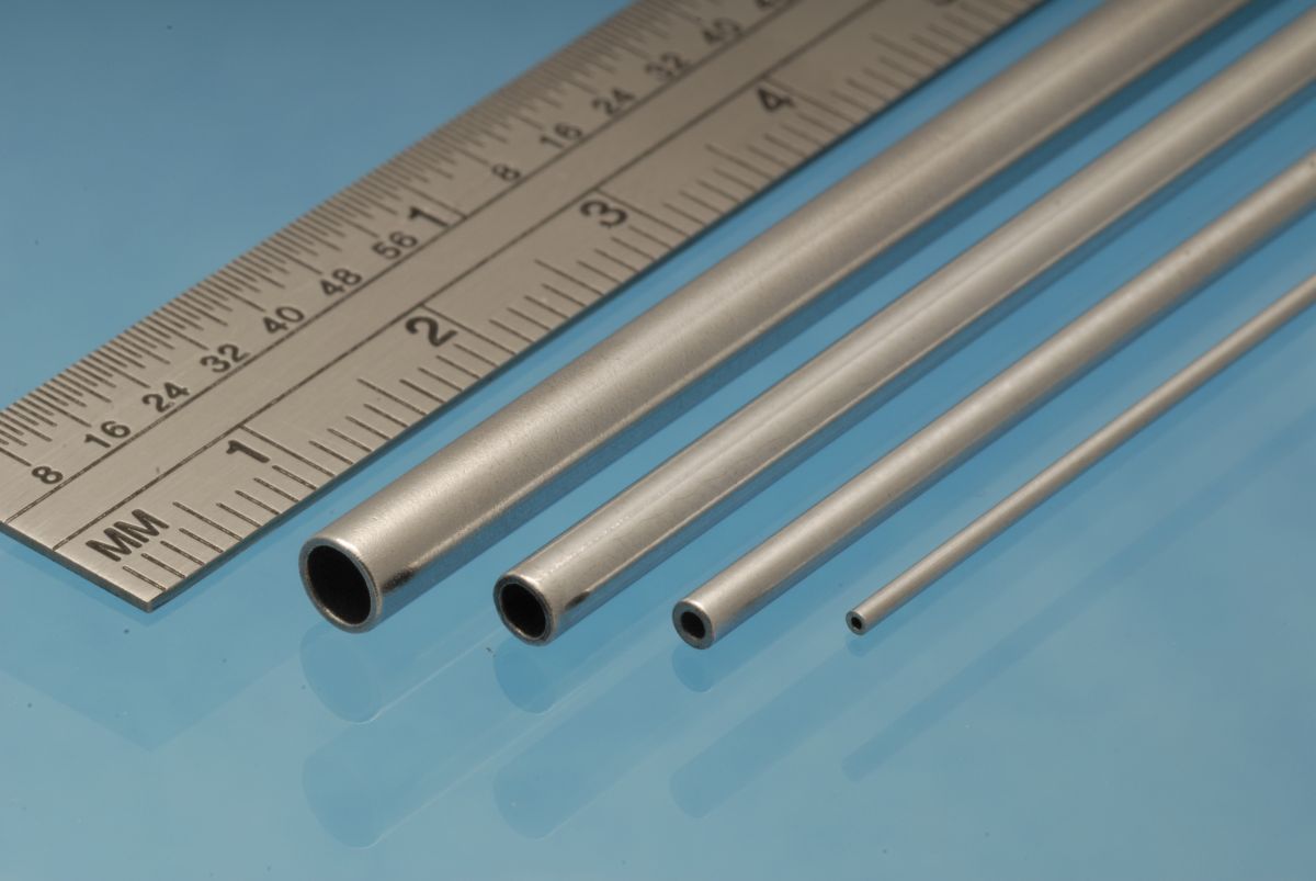 Albion Alloys AT1M Aluminium Tube 1 x 0.25 mm 4pcs