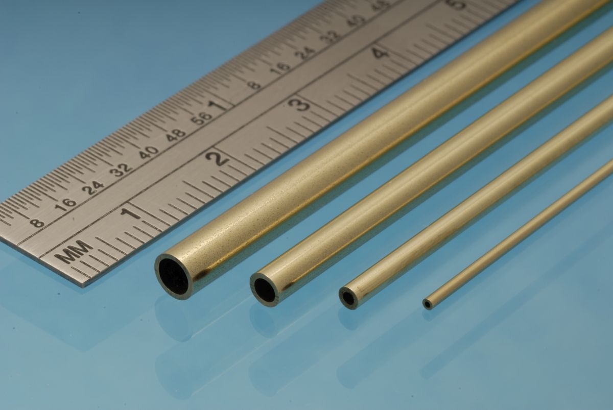 Albion Alloys BT1M Brass Tube 1 x 0.25 mm 4pcs