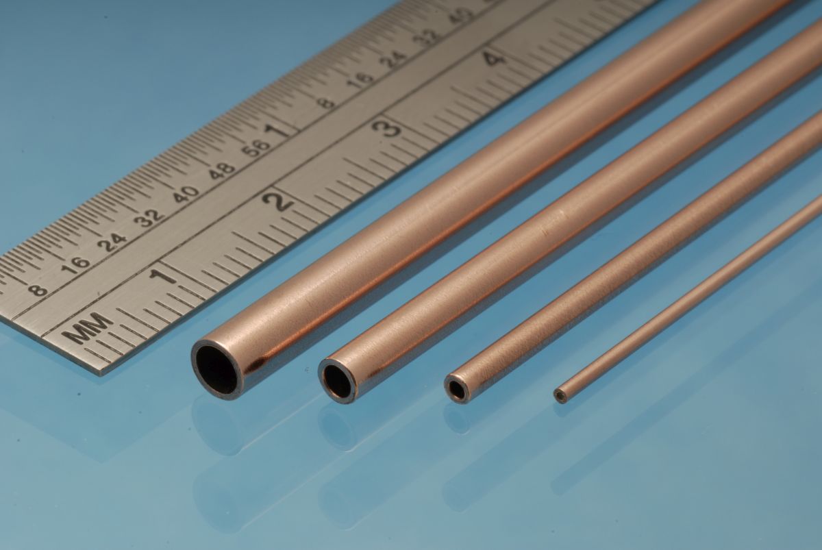 Albion Alloys CT3M Copper Tube 3 x 0.45 mm 4pcs
