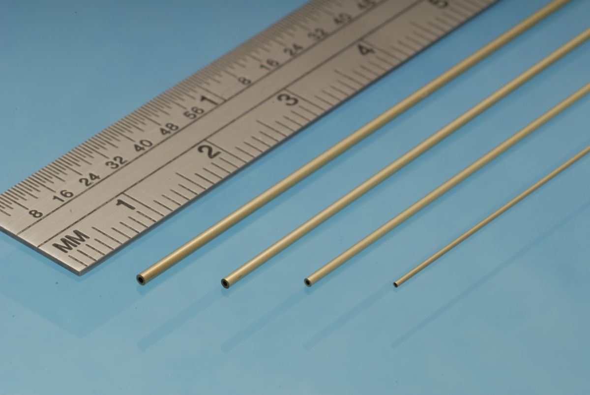 Albion Alloys MBT06 Brass Micro Tube 0.6 mm x 0.4 mm i.d. 3pcs