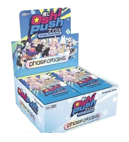 Oshi Push: Vtuber TCG Phase Origins - Retail Edition 24-Pack Booster Box