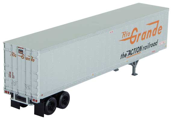 Micro-Trains 45100372 45' Van Trailer, Assembled, Denver & Rio Grande Western #730130