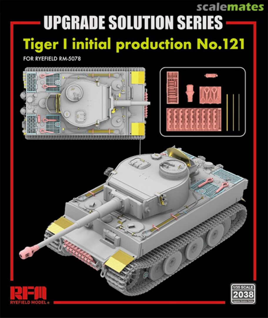 Ryefield Model 2038 Upgrade Set for Tiger I Initial 1:35
