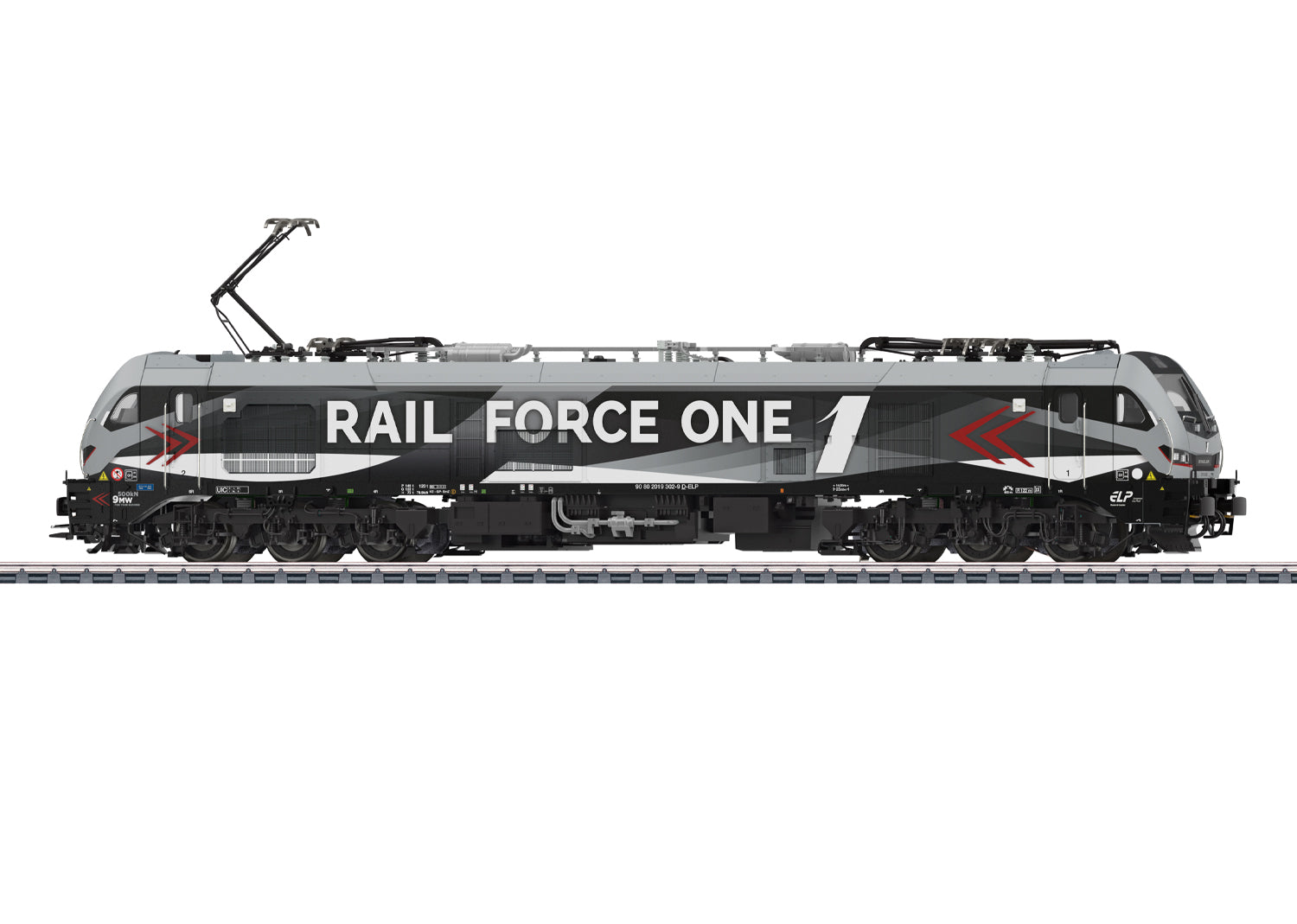 PREORDER Marklin HO 38901 Class 2019 Dual Power Locomotive, Rail Force One #2019 302-9 (DCC & Sound Equipped)