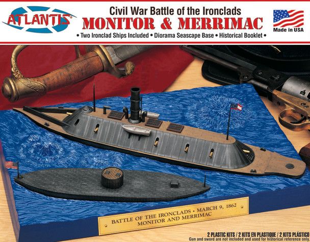 Atlantis Models 77257 Monitor and Merrimack Civil War Set