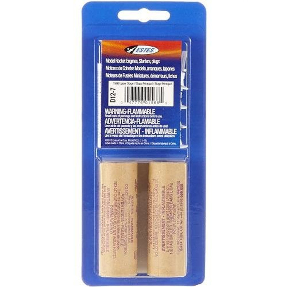 Estes Rockets 10040 D12-7 24MM ENGINESBAG HAZ