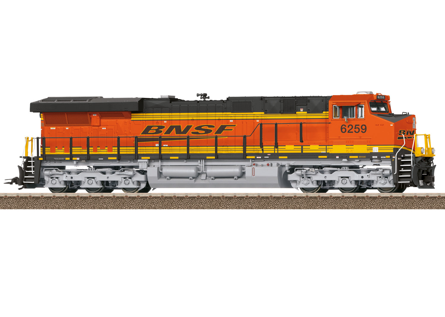 PREORDER Minitrix HO 25446 GE ES44AC with Smoke, Burlington Northern Santa Fe #6259 (DCC & Sound Equipped)