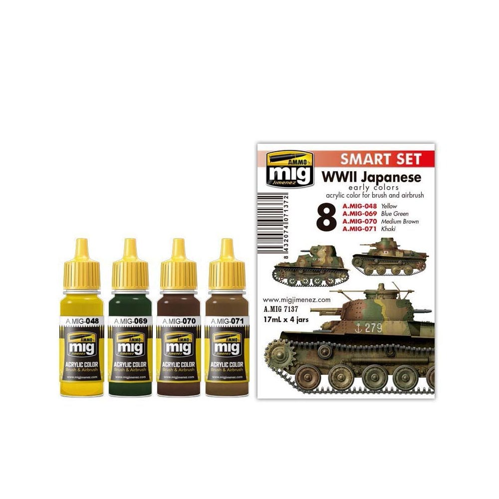 Ammo Mig 7137 WWII JAPAN EARLY SET