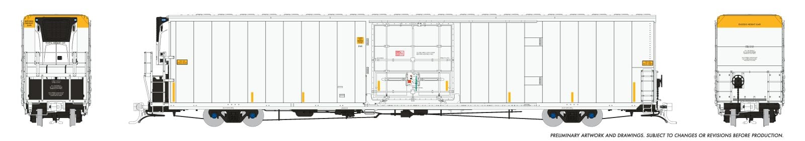PREORDER Rapido HO 167599 Greenbrier 7780cuft Reefer with Sound, Data Only