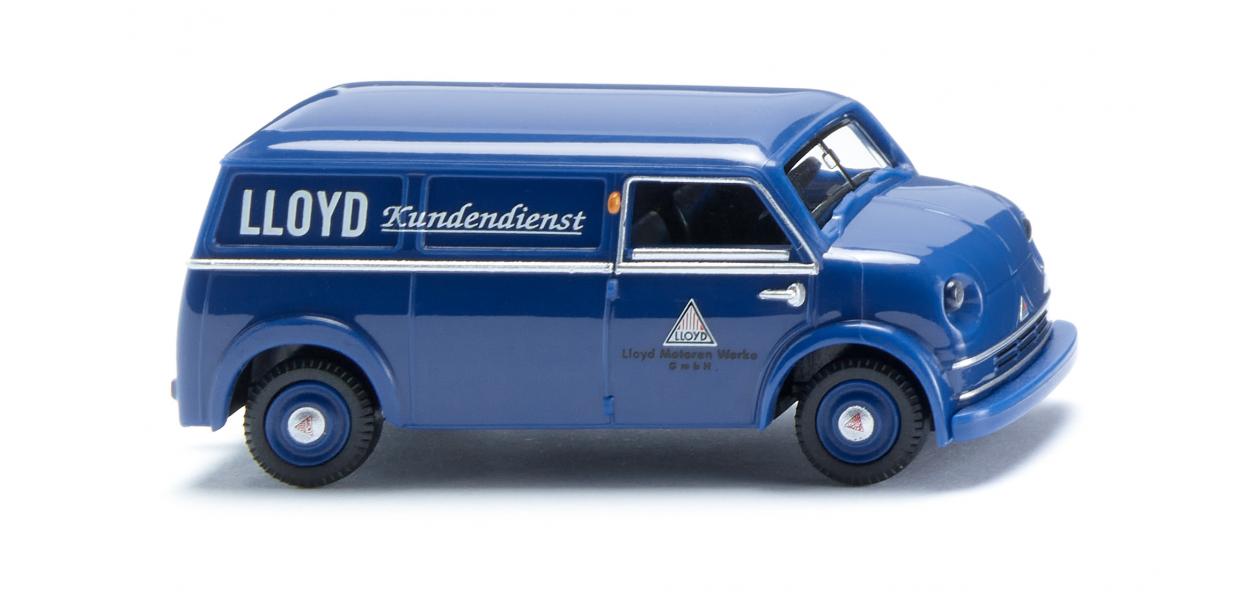 PREORDER Wiking HO 33602 1952-61 LT 500 Box Van, Lloyd Kundendienst