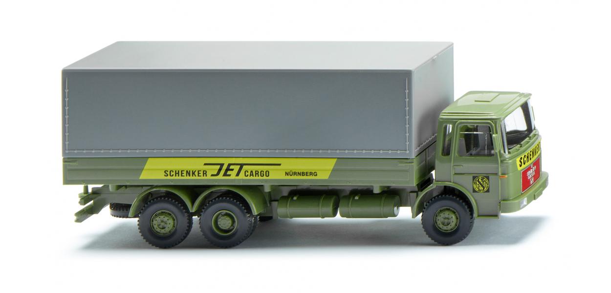 PREORDER Wiking HO 45602 1967-72 MAN Flatbed Truck, Schenker