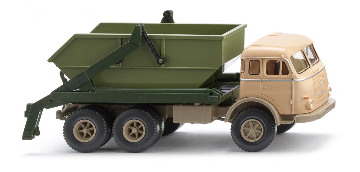 PREORDER Wiking HO 67908 1955-61 Henschel Skip Lorry, Beige