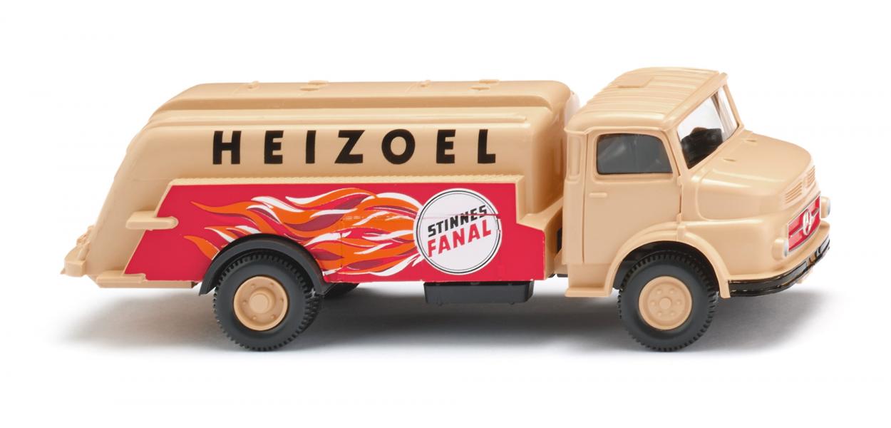 PREORDER Wiking HO 78104 1969-71 Mercedes-Benz Tank Truck, Stinnes Fanal Heating Oil