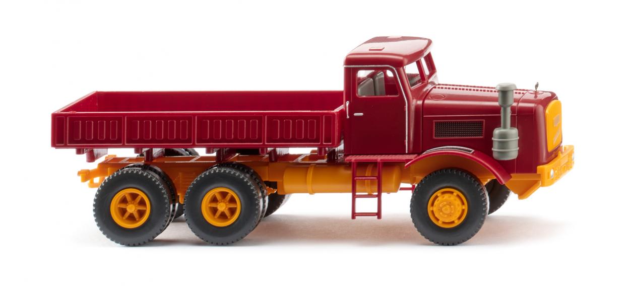 PREORDER Wiking HO 85132 1962-1964 Kaeble Low-Side Truck, Red