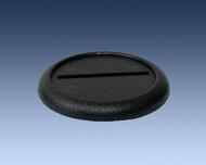 Malifaux: 40mm Black Round Plastic Bases (5)