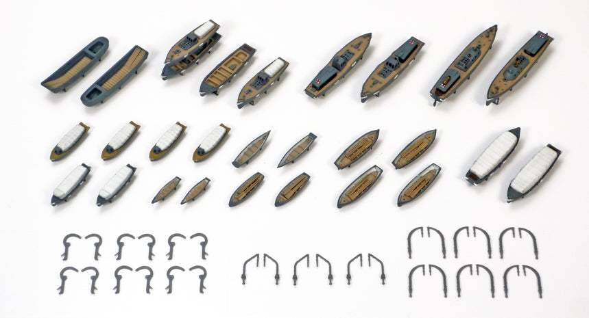 Tamiya 78026 JAPANESE NAVY UTILITY BOAT SET Wwii, 1:350 Scale