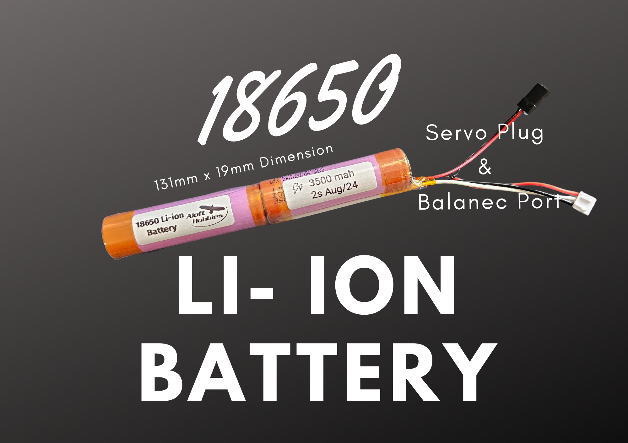 2s 3000mAh Li-ion (Stick Configuration)