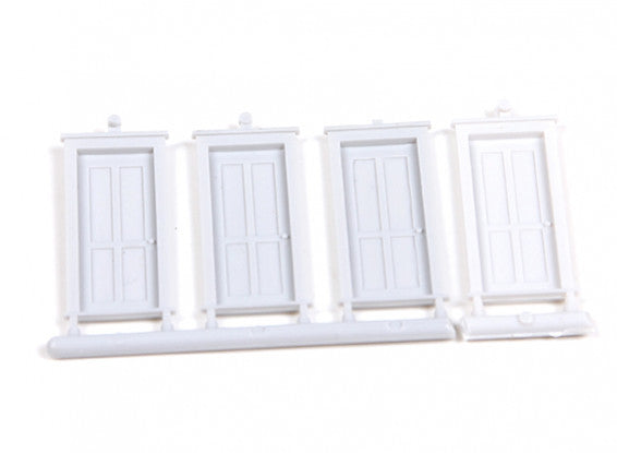 Micro Engineering HO 80-063 Four Panel Doors (4-Pack)