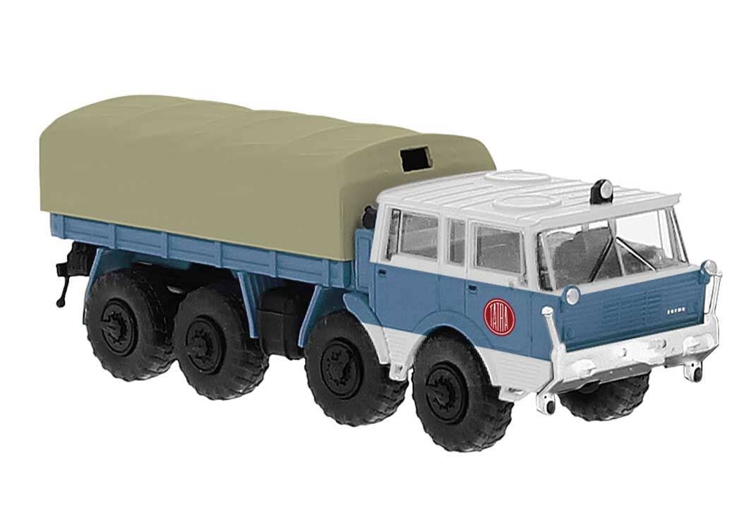 PREORDER Brekina HO 71941 1968 Tatra 813 Koloss Low-Side Truck, Tatra Fire Department
