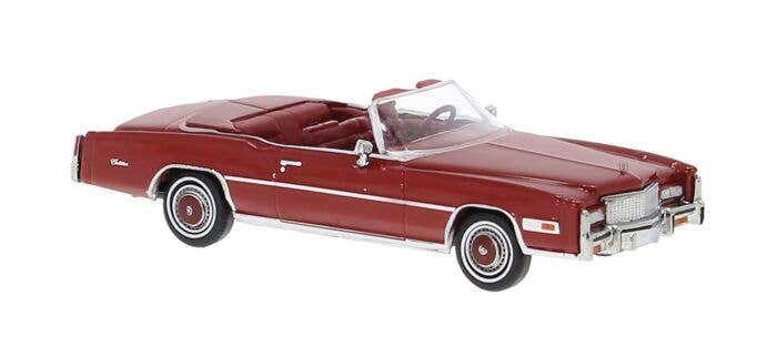 Brekina HO 19758 1975 Cadillac Eldorado Convertible, Assembled, Top Down (gold)