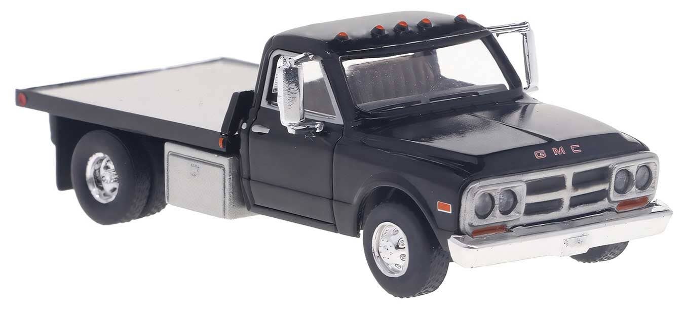Brekina HO 19669 1981 GMC Sierra Grande Flatbed Truck, Black | 33.29