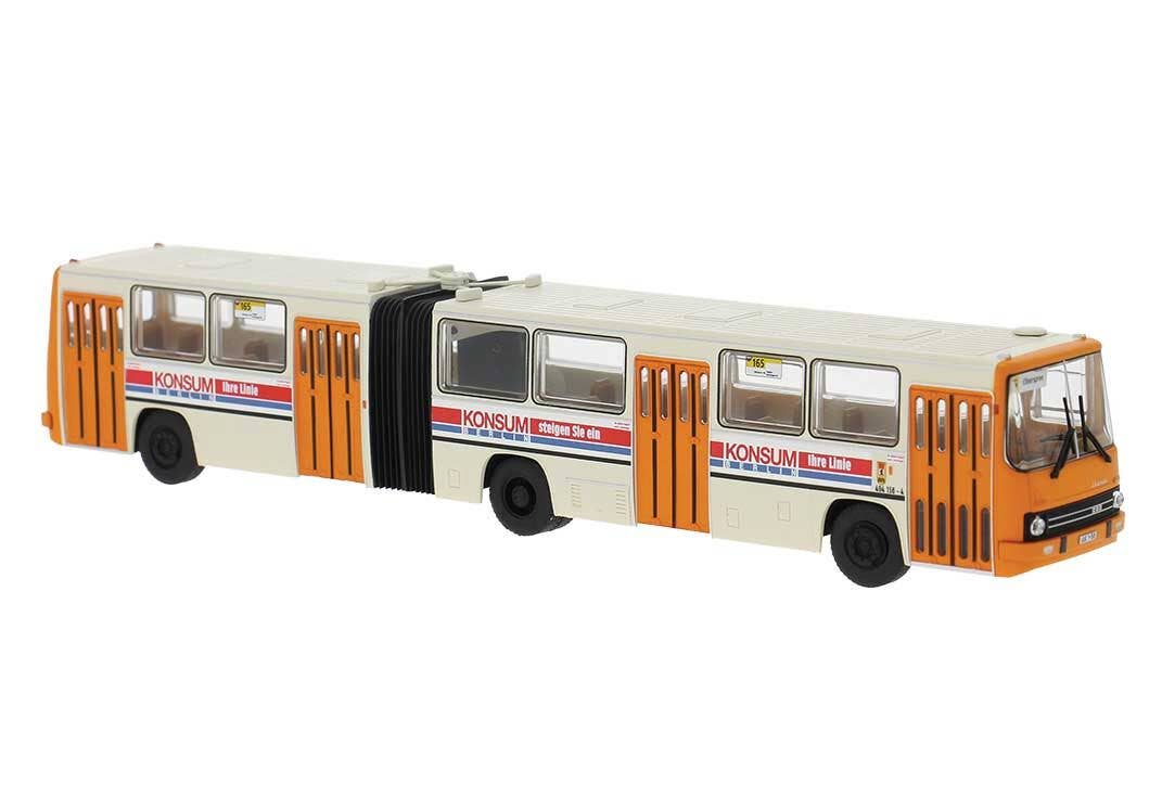 PREORDER Brekina HO 59738 1985 Ikarus 280.02 Articulated Bus, BVB