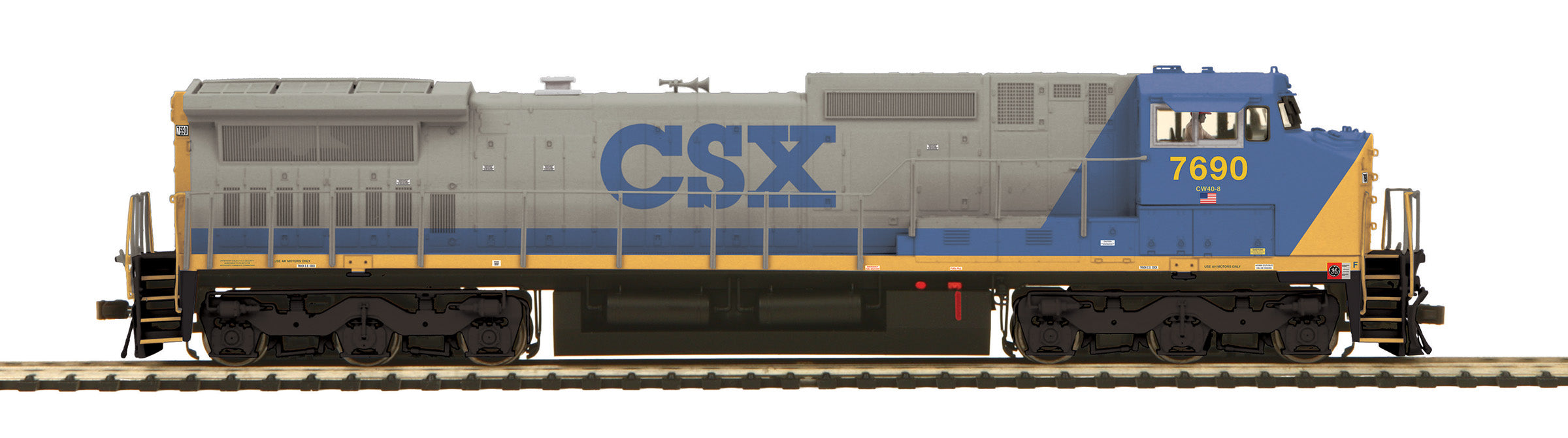 PREORDER MTH 20-21971-1 Premier Line Dash-8 Diesel Locomotive, CSX #7690 (DCC and Sound) | 585.85