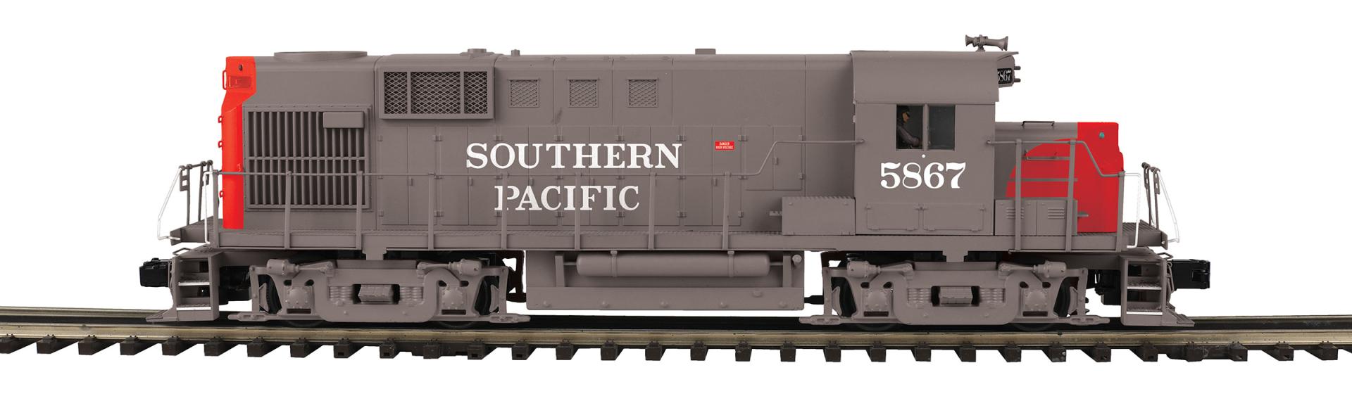 PREORDER MTH Premier O 20-22065-1 RS-11 Low Hood Diesel Engine, Southern Pacific #5867 (ProtoSound 3.0 Equipped)