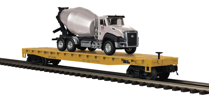 PREORDER MTH Premier O 20-95843 Flat Car with Cement Truck, Union Pacific