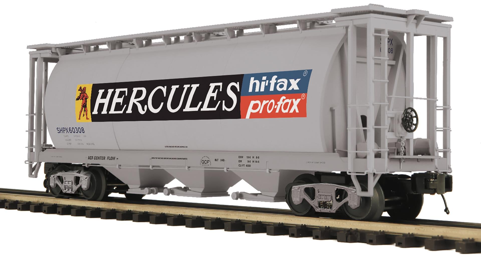 PREORDER MTH Premier O 20-96870 3-Bay Cylindrical Hopper Car, Hercules