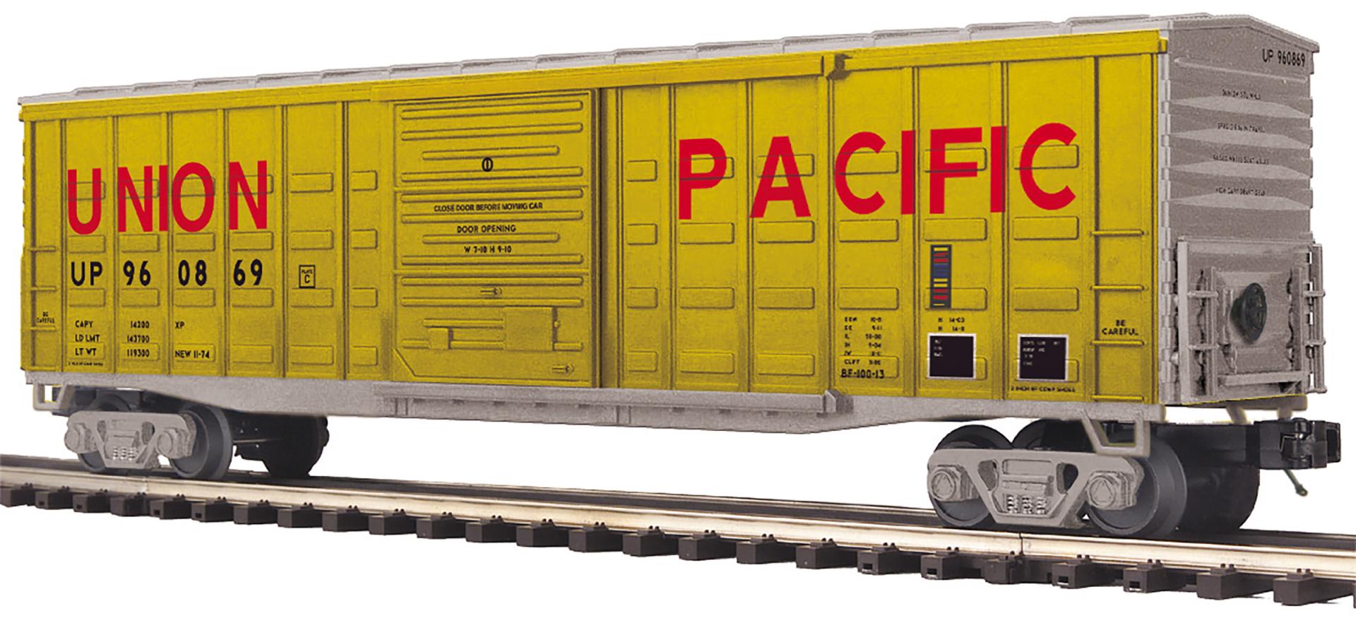 PREORDER MTH Premier O 20-99481 50' Waffle Boxcar, Union Pacific