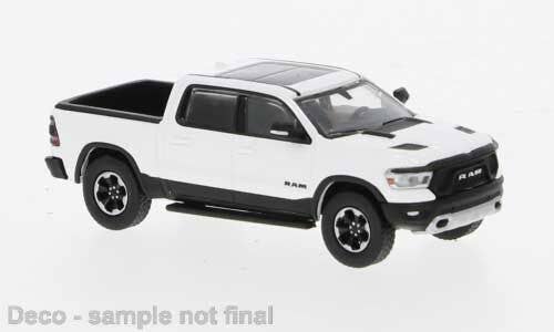 PREORDER Brekina HO PCX870530 2018 Dodge Ram 1500 Pickup, White | 34.19