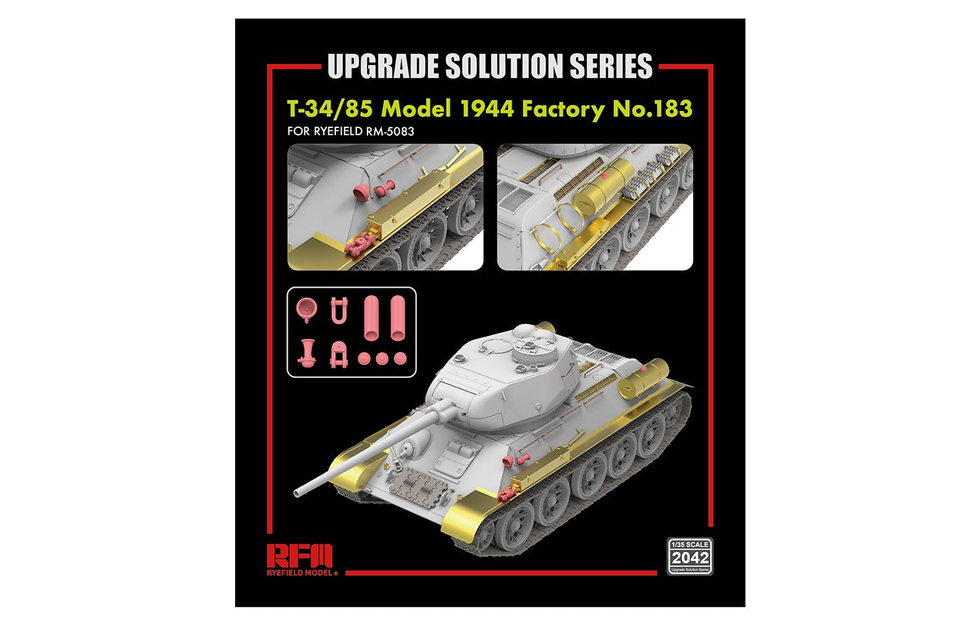 Ryefield Model 2042 Upgrade Set T-34/85 Model 1944 1:35