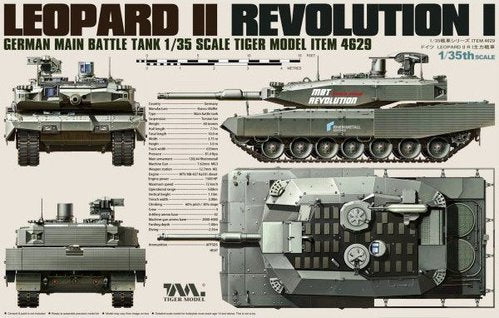 Tiger Model 4629 Leopard II Revolution I MBT 1:35