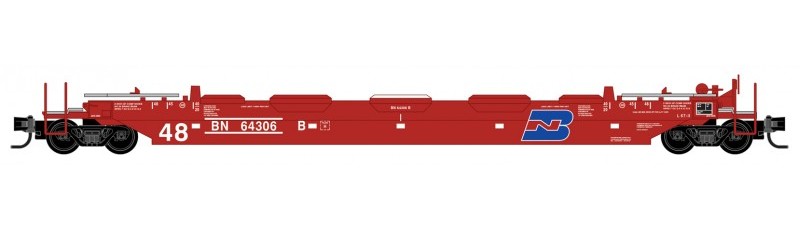 Micro-Trains Z 54000024 70' Well Car, Burlington Northern #64306B