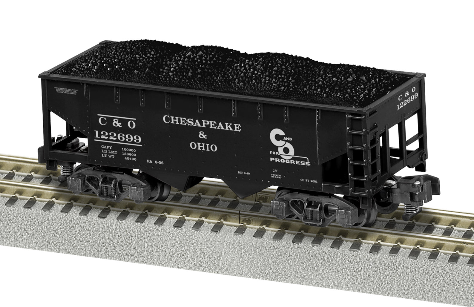 Lionel S 2119263 2-Bay Hopper, Chesapeake and Ohio #122699