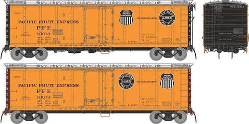 Rapido HO 196001 Class R-40-27 Steel Reefer, Pacific Fruit Express Set #1 (6)