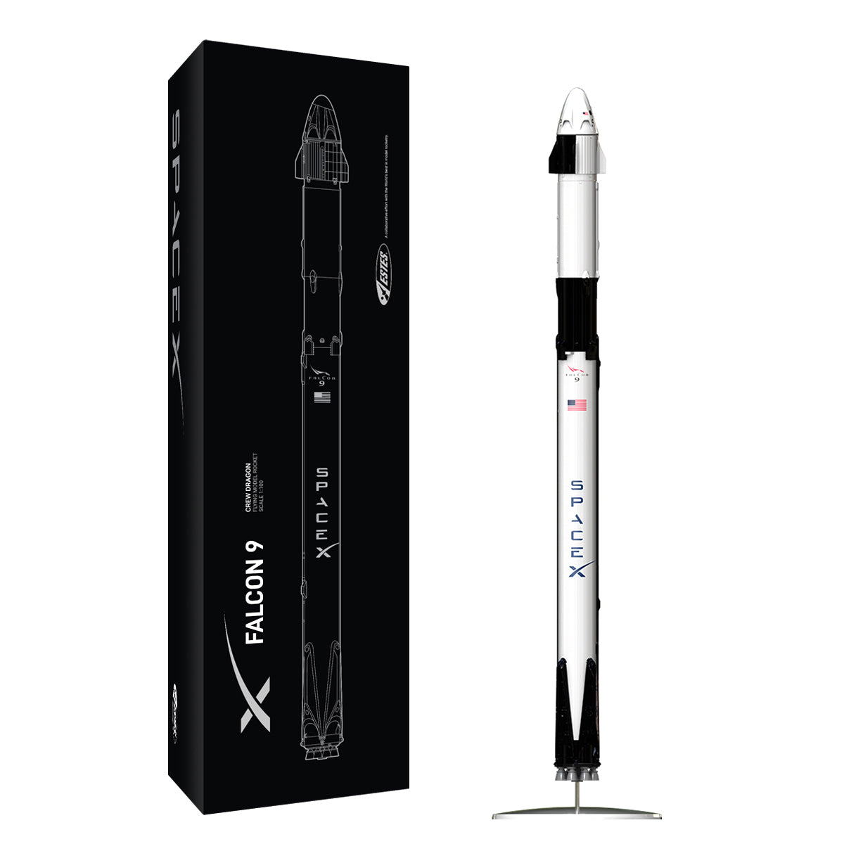 Estes 2161 SpaceX Falcon 9 Model Rocket