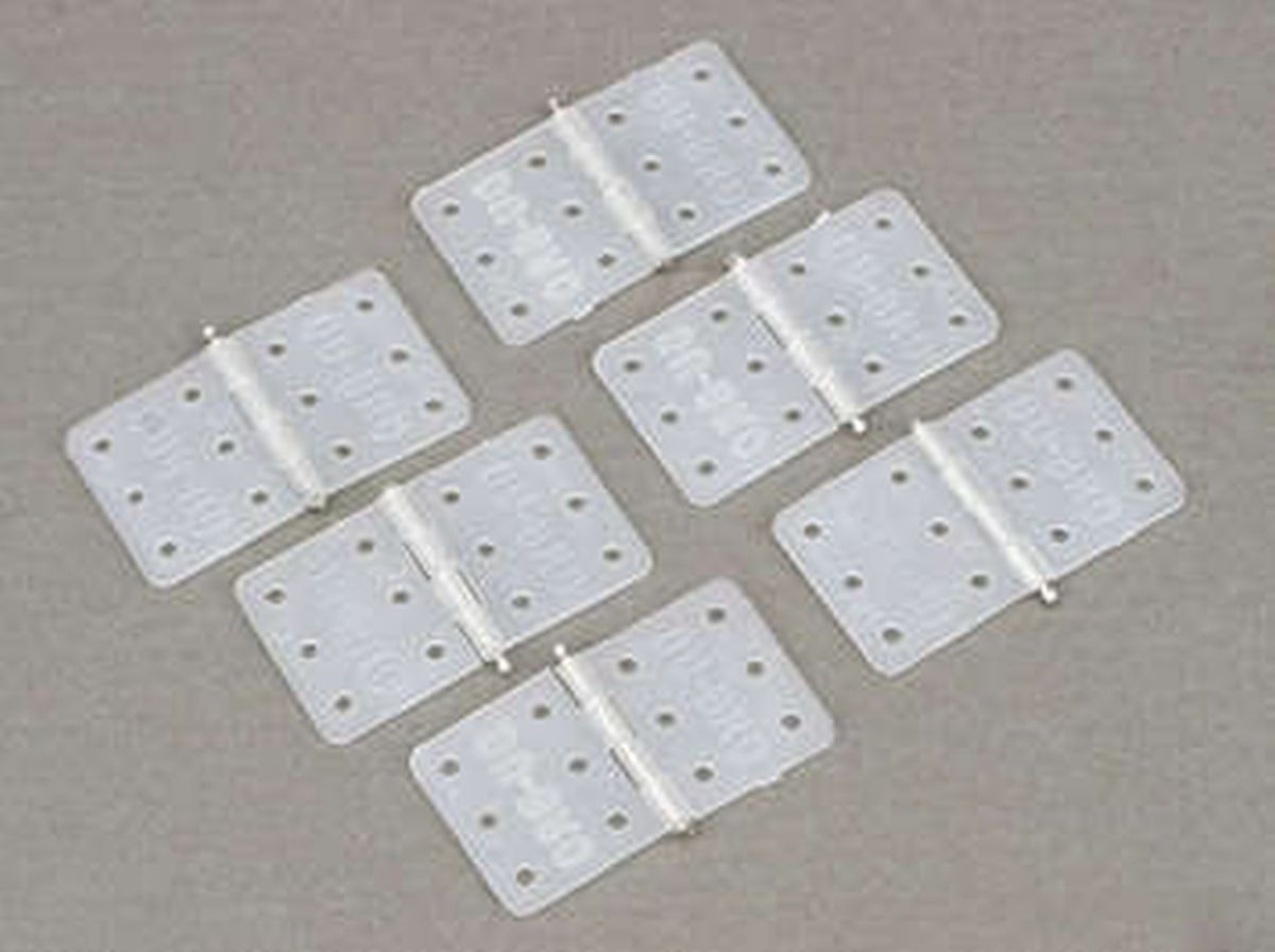 DUB - Du-Bro 116 Nylon Hinge Standard Size (QTY/PKG: 6)