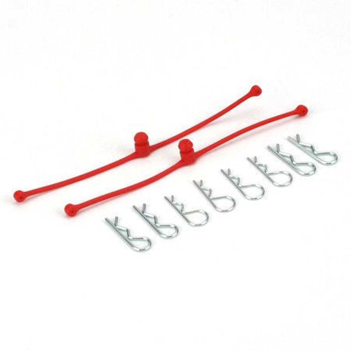 DUB - Du-Bro 2248 Body Klip Retainers (Red) 2/pkg.