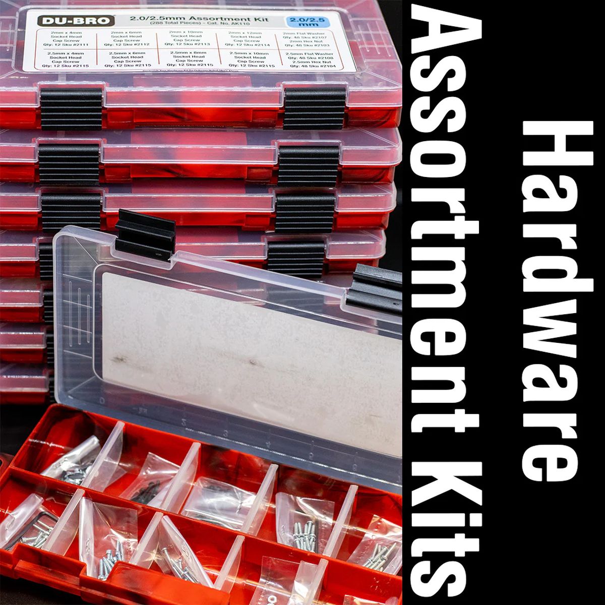 DUB - Du-Bro AK131 Metric Hardware Kit Bundle (2 Boxes)