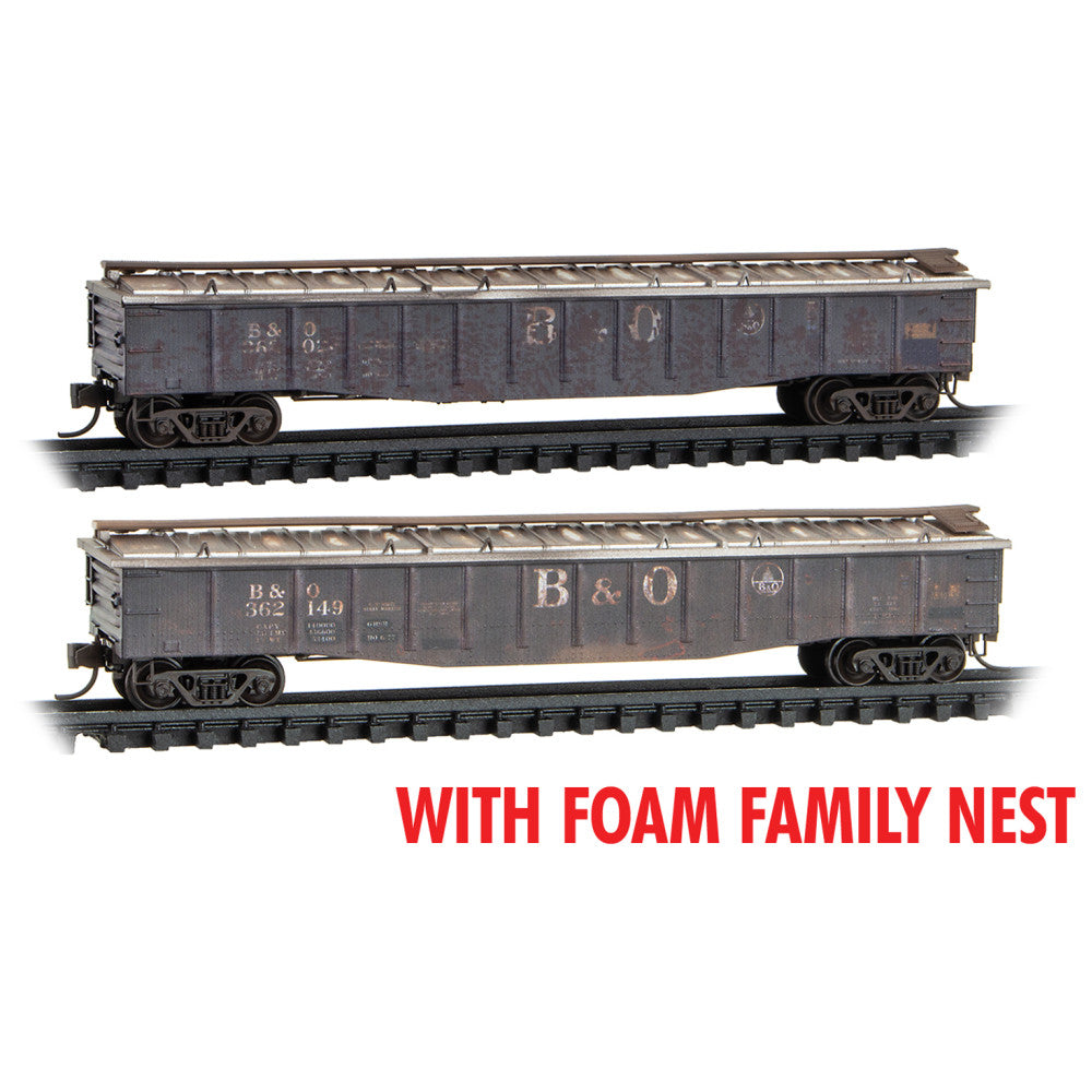 Micro-Trains 993 05 069 Weathered Hopper FOAM, B&O, N Scale (2)