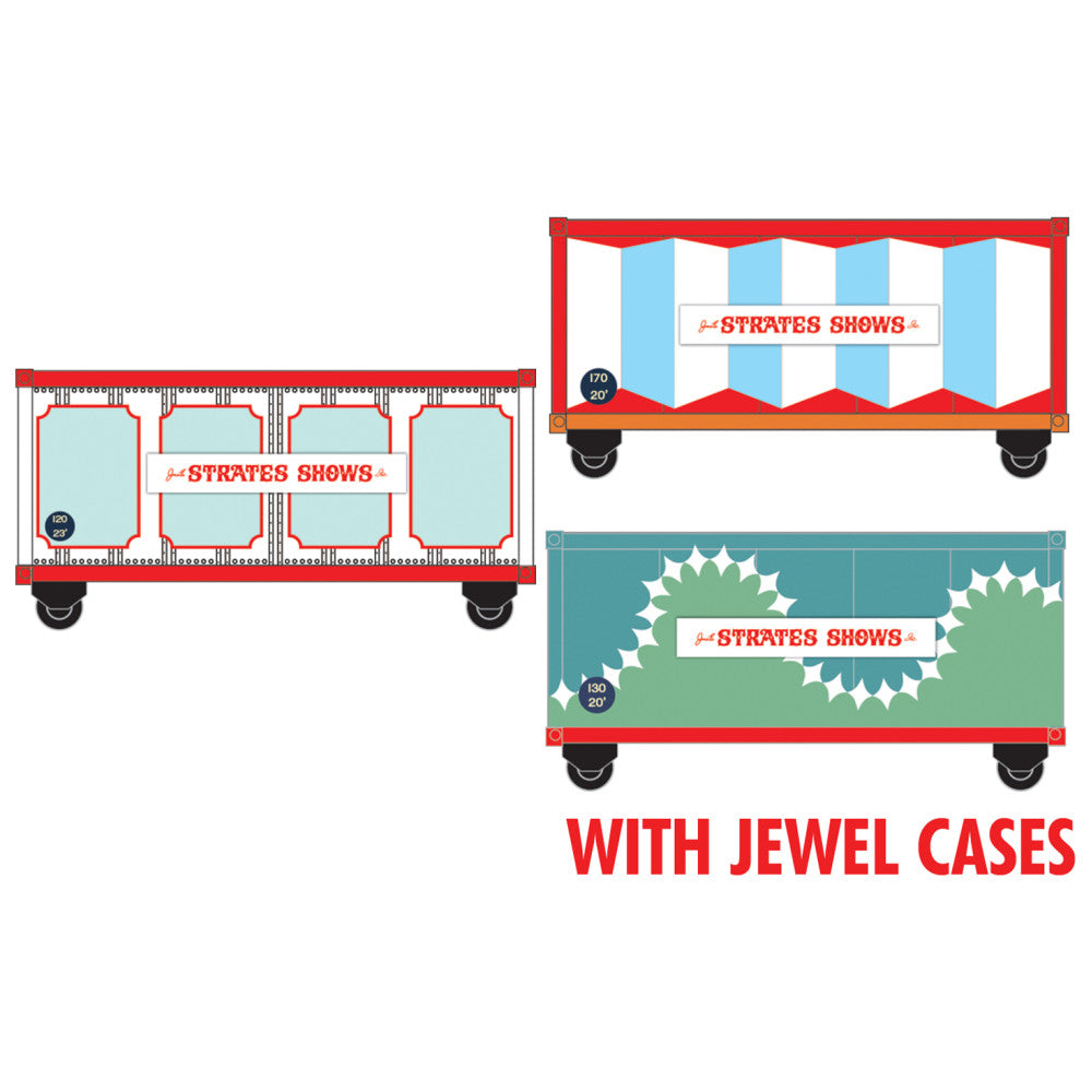 Micro-Trains N 983 02 273 20' Containers Strates Shows Container 3-Pack #2 | 45.61