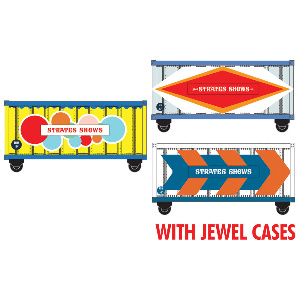 Micro-Trains N 983 02 274 20' Containers Strates Shows Container 3-Pack #3 | 45.61