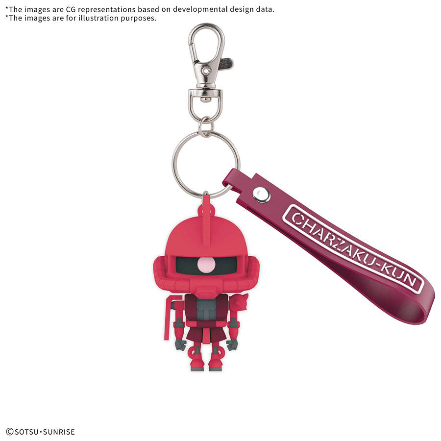 Bandai 2777891 CHARZAKU-KUN 3D KEYCHAIN