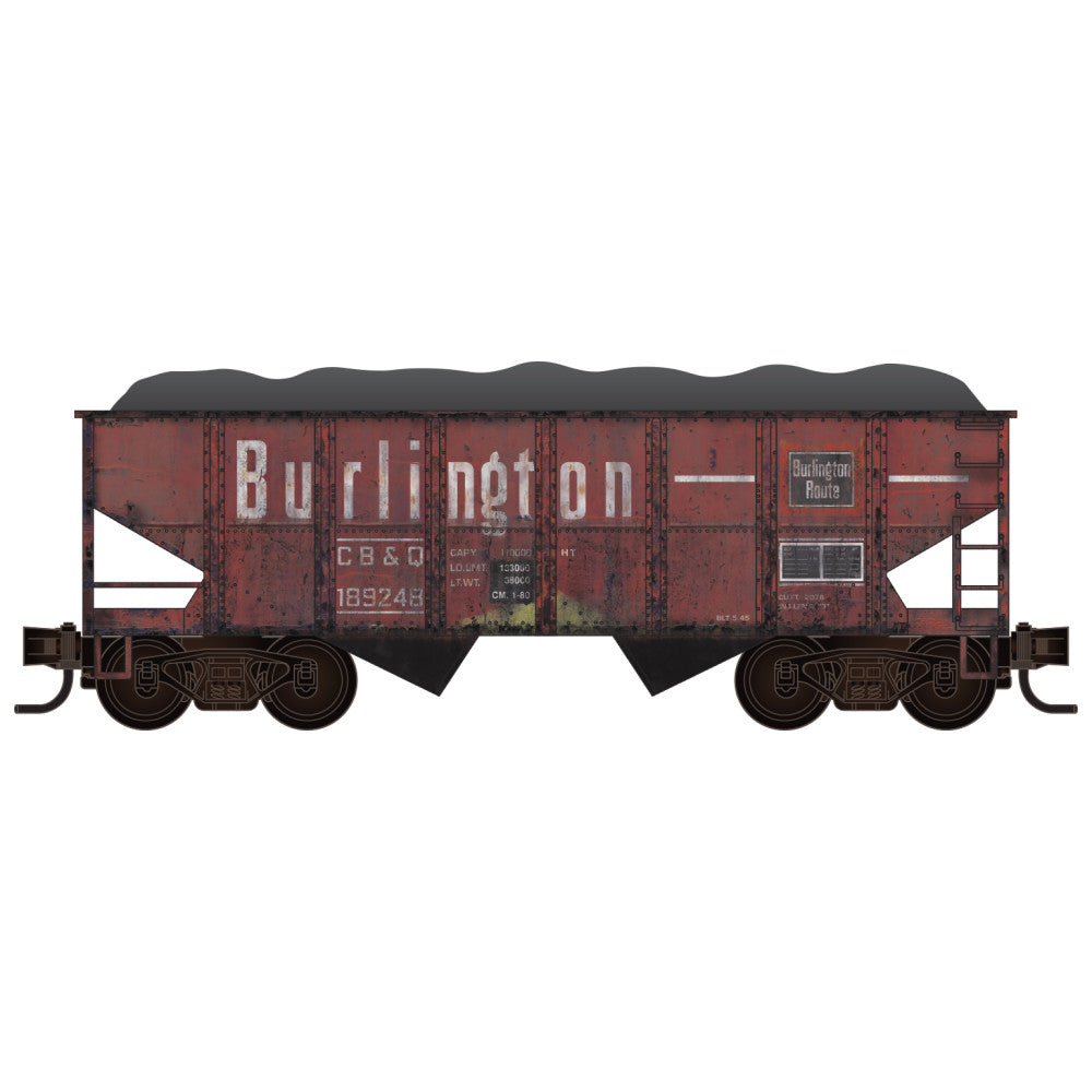 Micro-Trains HO 2500004 2-Bay Open Hopper, Chicago Burlington & Quincy #189248 | 44.96