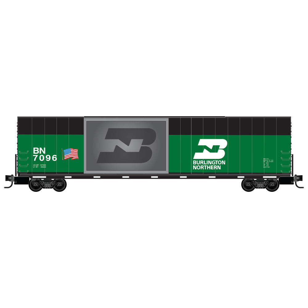 Micro-Trains 102 00 851 N 60' Boxcar Honoring Mergers of Class 1 RR, Burlington Northern | 26.96