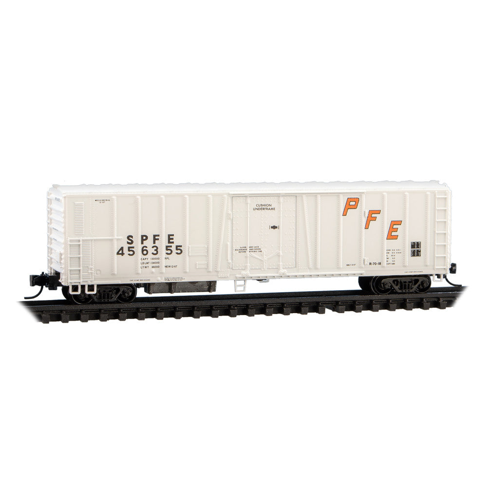 Micro-Trains N 08100070 Rib Side Mechancial Reefer, Pacific Fruit Express #456355