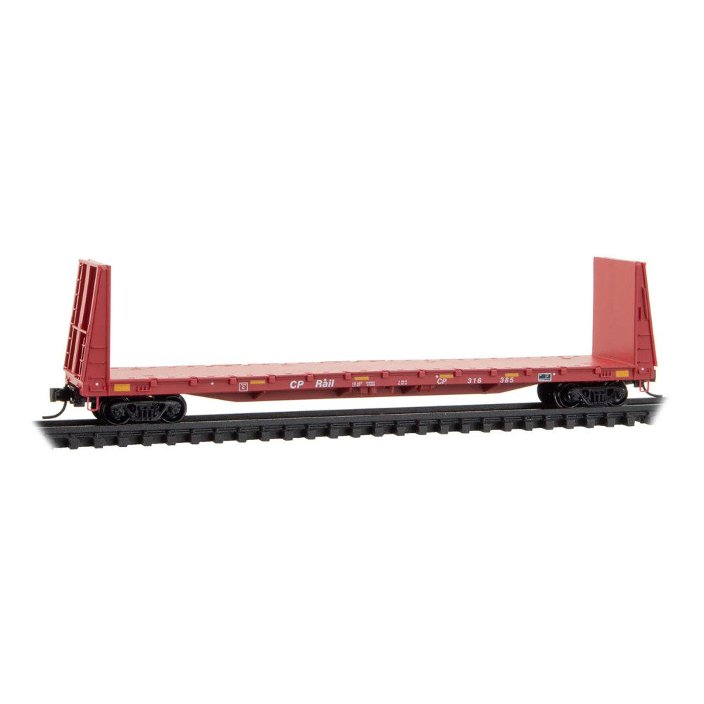 Micro-Trains N 05400450 61' Bulkhead Flatcar, Canandian Pacific #316385